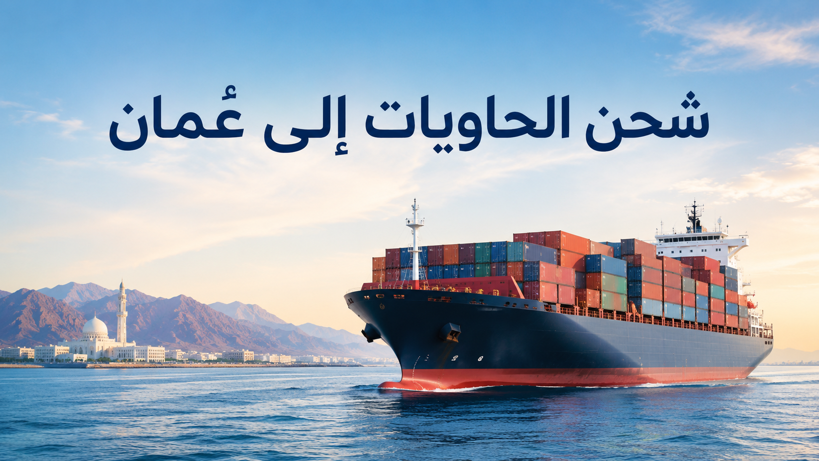 شحن الحاويات من أمريكا إلى عُمان