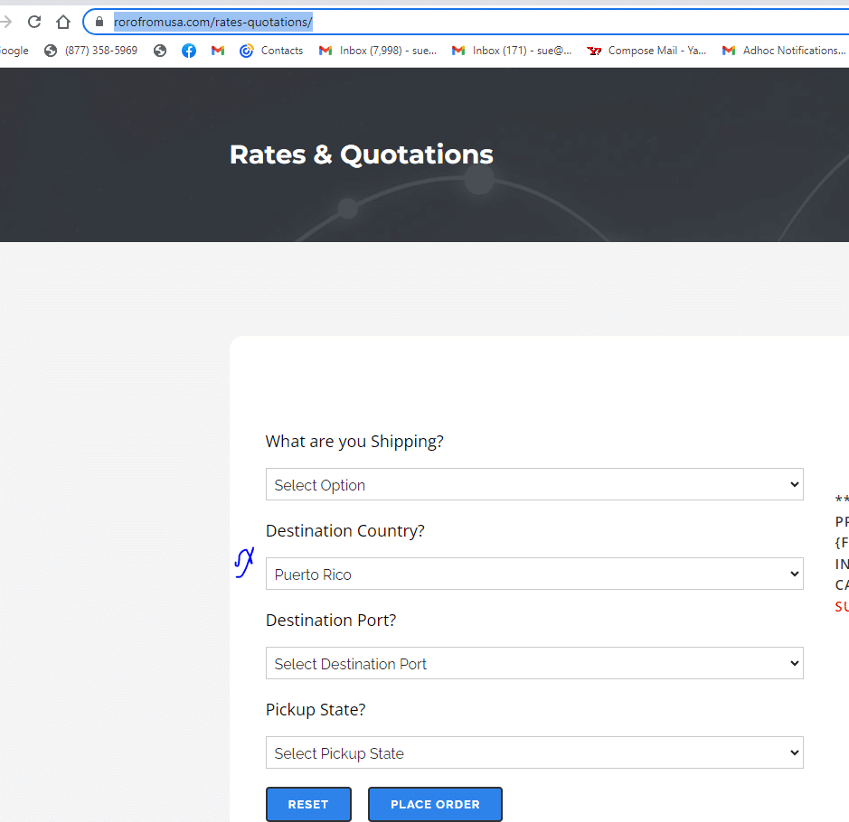 Vehicle Imports To Puerto Rico From USA Mainland ALL TRANSPORTDEPOT INC,
