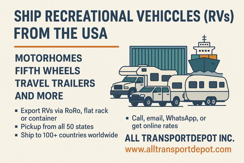 How to Ship an RV from the USA
