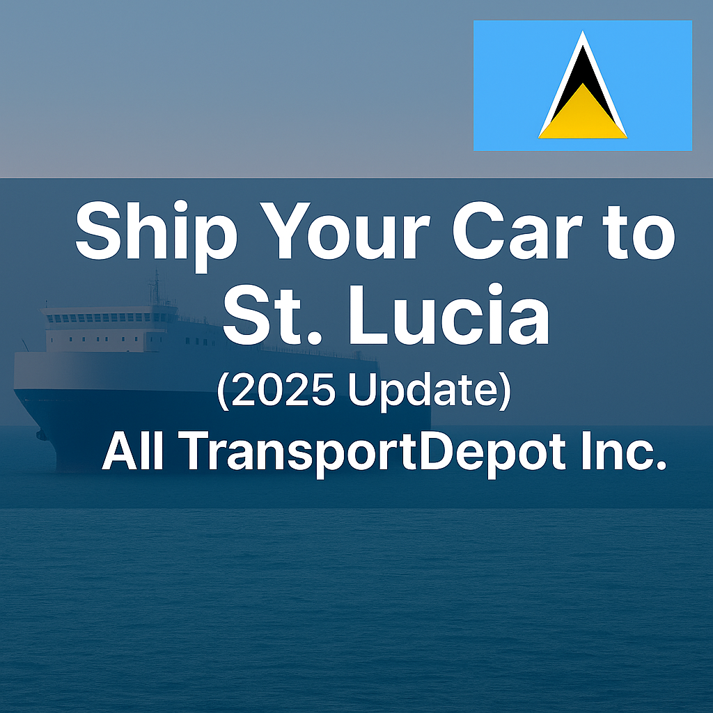 Ship Car to Castries, Saint Lucia with All TransportDepot Inc. (2025 Update)
