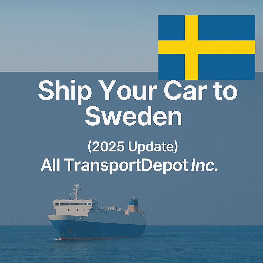 Ship Car to Malmö, Sweden with All TransportDepot Inc. (2025 Update)