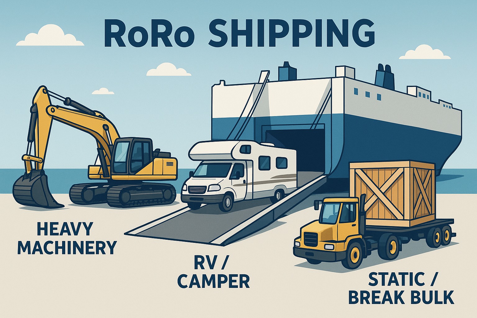 heavy machinery Shipping
