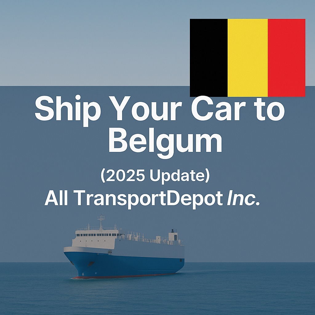 Ship Car to Antwerp, Belgium with All TransportDepot Inc. (2025 Update)