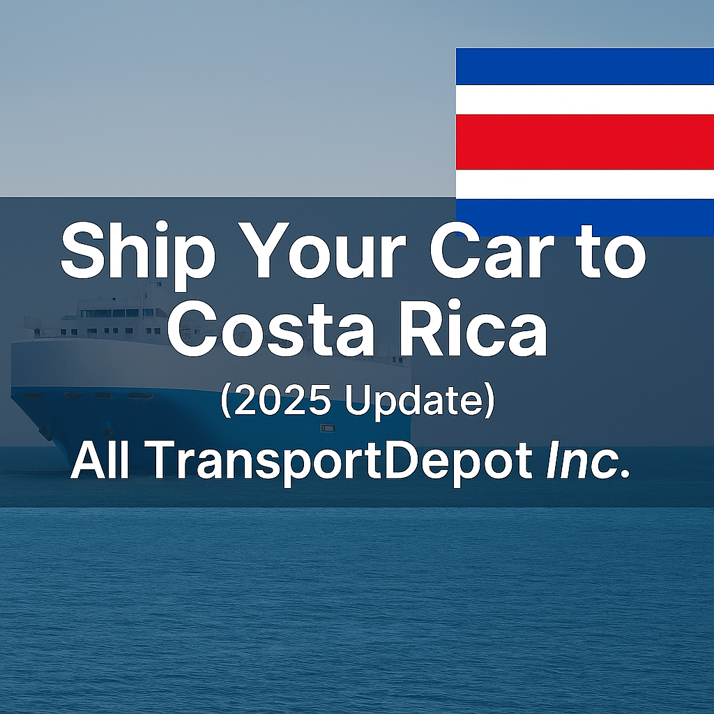 Ship Car to Costa Rica with All TransportDepot Inc. (2025 Update)