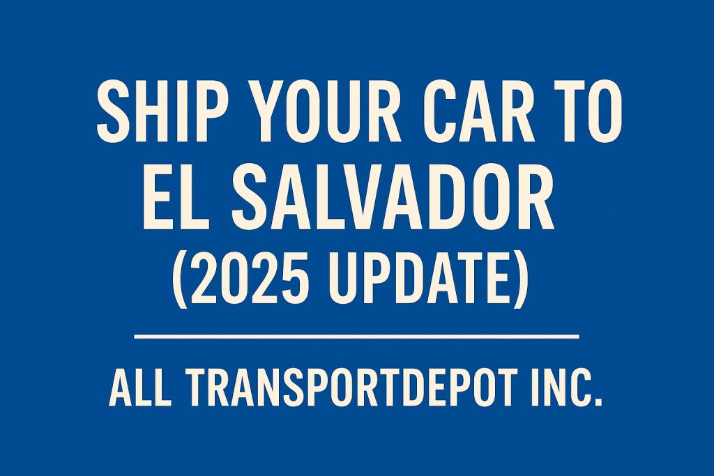 ship car to El Salvador