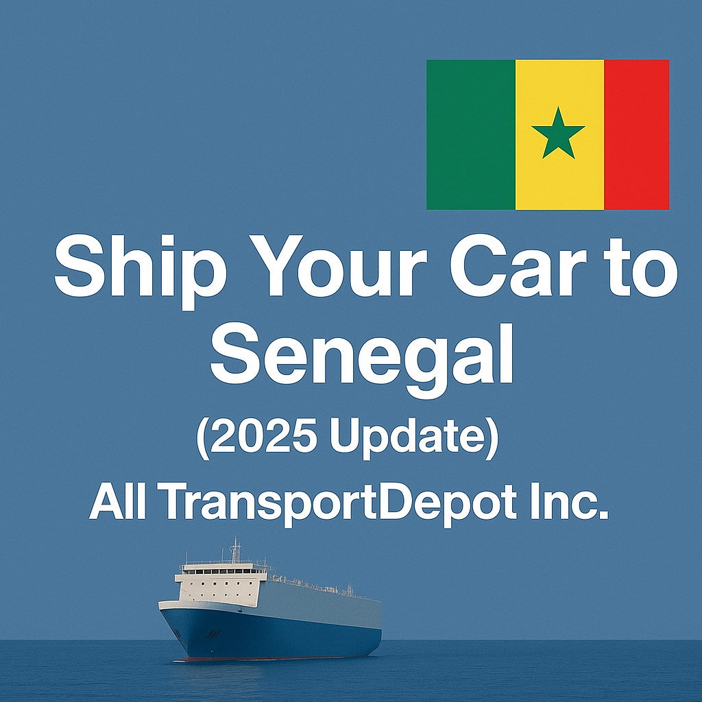 Ship Car to Senegal with All TransportDepot Inc. (2025 Update)