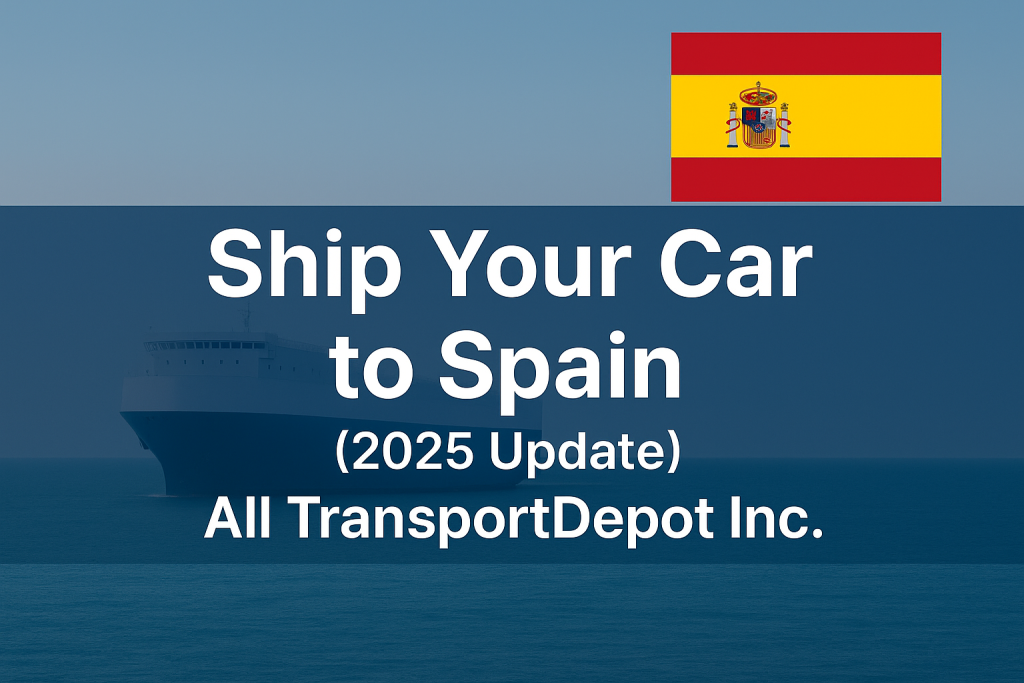 Ship Car to Spain with All TransportDepot Inc. (2025 Update)
