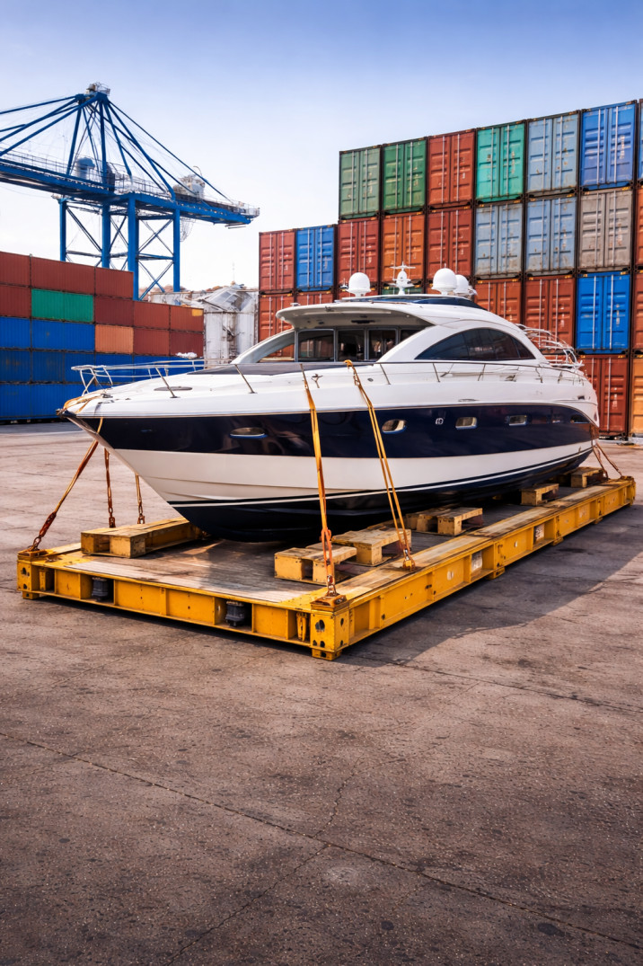 Flat Rack Yacht Shipping
