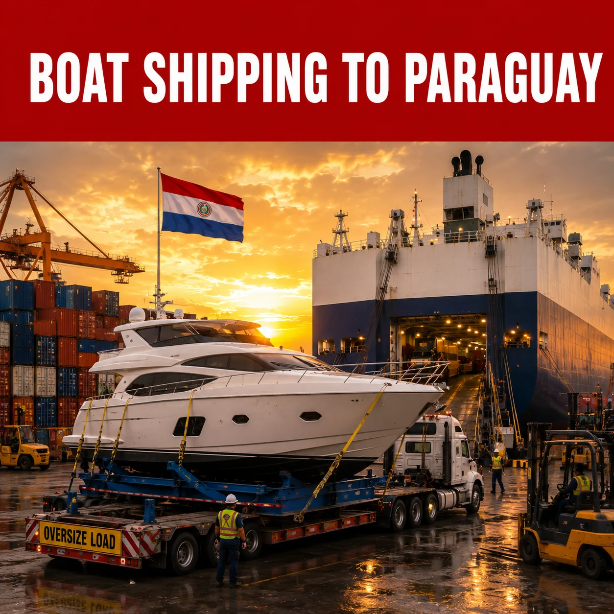 boat shipping to Paraguay