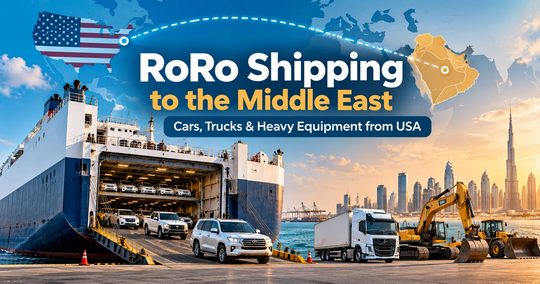 roro shipping to middle east